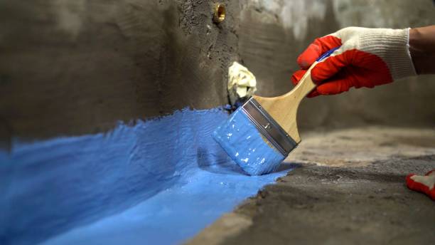 SJ Waterproofing Pros commercial waterproofing team near Laotto, IN